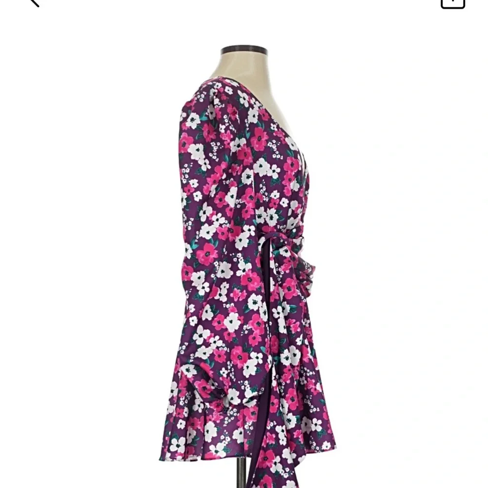 For Love And Lemons Hallie Floral Long Sleeve Dress - Picture 5 of 8